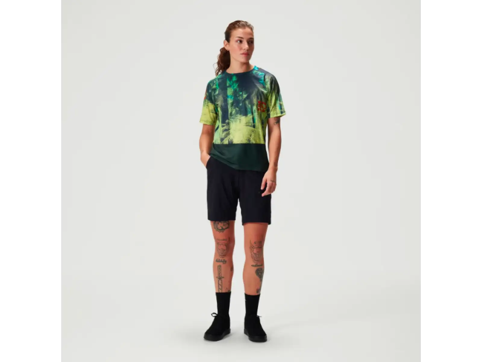Endura Tropical Tee Print LTD dámsky dres krátky rukáv Ghillie Green