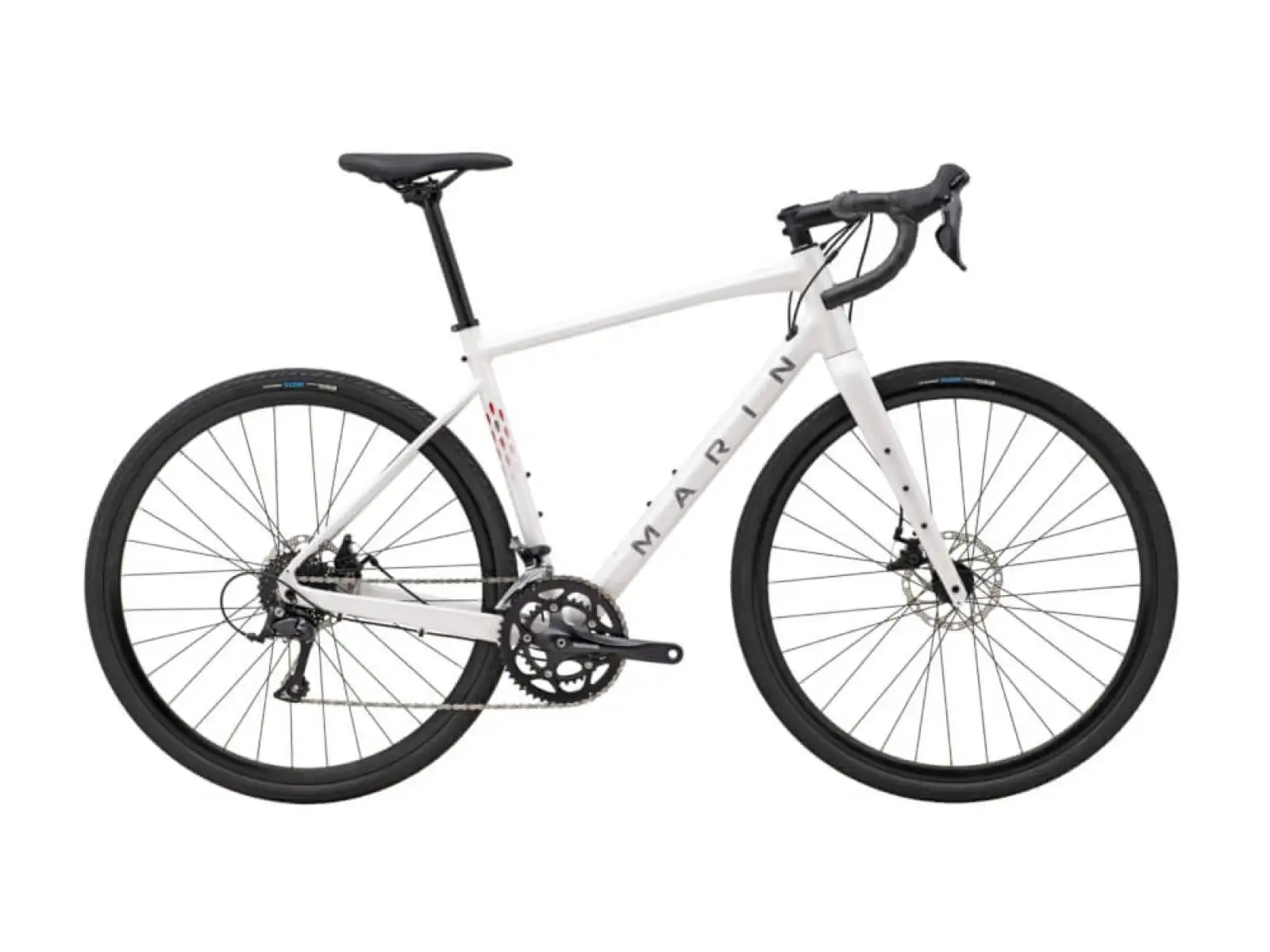 Štrkovací bicykel Marin Gestalt 1 Gloss White/Grey