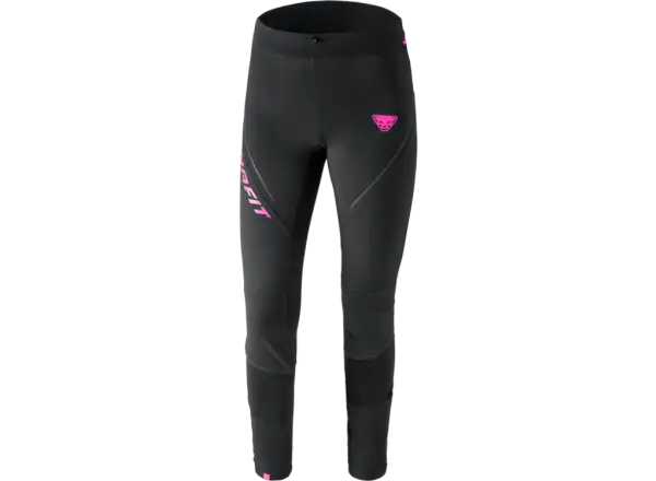 Dynafit Alpine Warm dámske zateplené legíny Black Out/Pink
