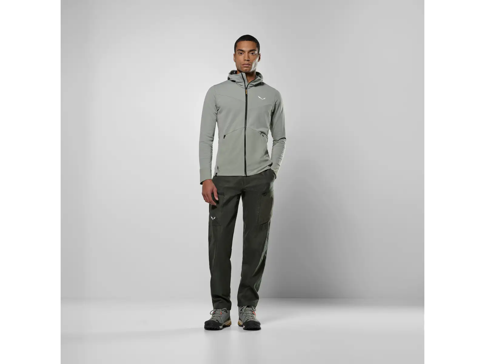 Salewa Puez Alpine Merino Durastretch pánska mikina Shadow