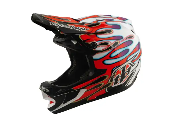 Troy Lee Desing D4 Composite Mips prilba White/Red
