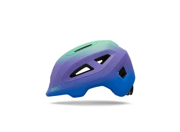 Giro Scamp II detská prilba Mat Blue Jewel/Vivid Green Fade