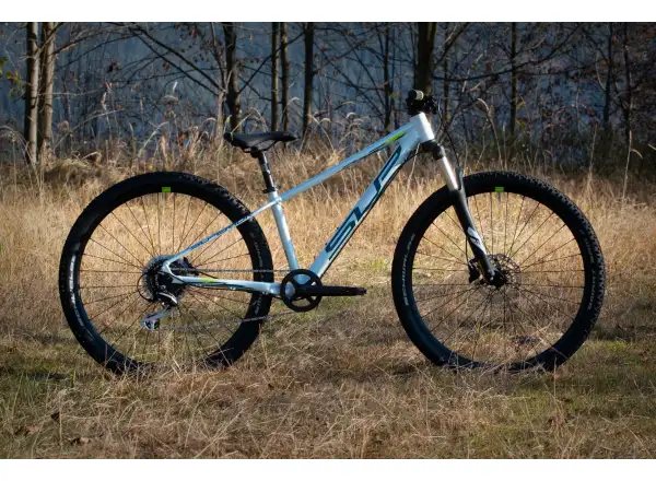 Superior Racer XC 27 DB Gloss White/Blue/NeonYellow Detský horský bicykel