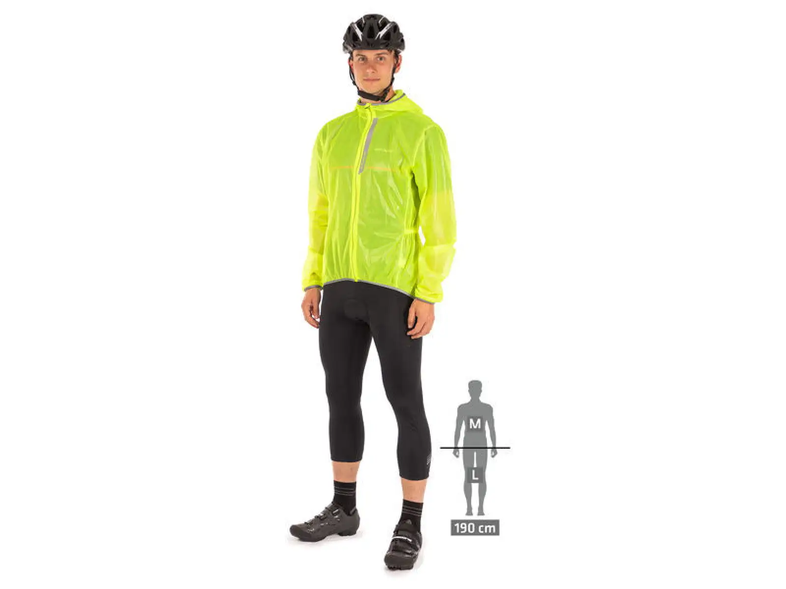 Etape pršiplášť VENTO žltá fluo