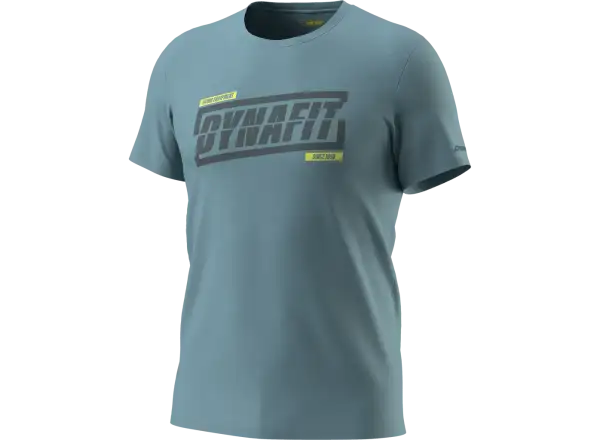 Dynafit Graphic Cotton pánske tričko krátky rukáv Smoke Blue