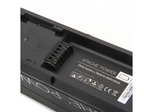 Batéria Apache Power R7 rámová Li-Ion 36 V 17,5 Ah/630 Wh konektor nože