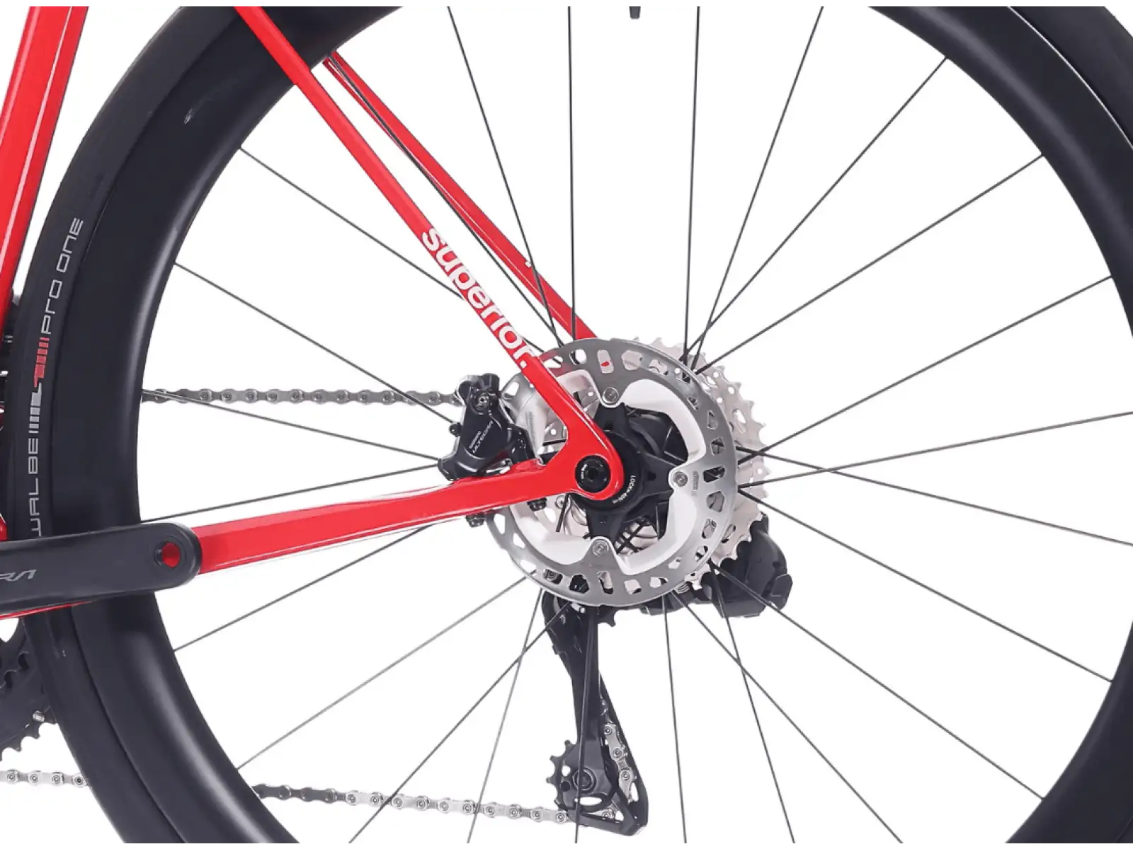 Superior RR 9.8 bicykel cestný bicykel Gloss Red / White