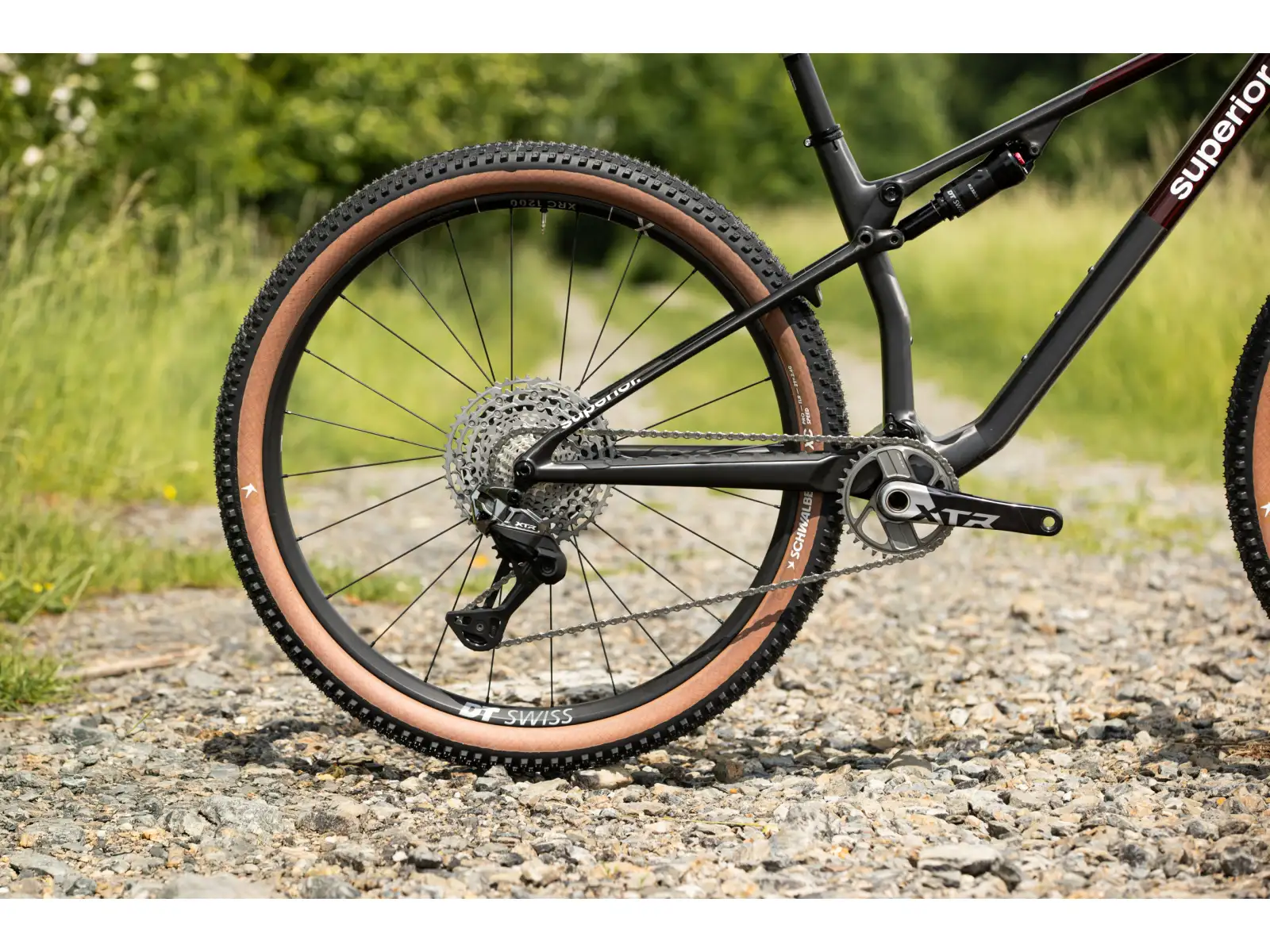 Superior XF 9.9 Team horský bicykel Gloss Carbon/Red Carbon
