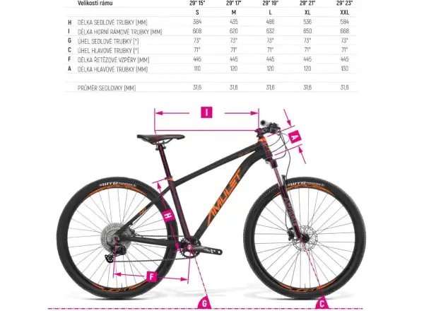 Amulet 29 Rival 4.0 SH brilliant blue/black horský bicykel