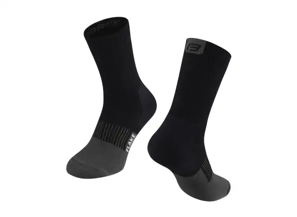 Force Flake zimné ponožky čierna/sivá