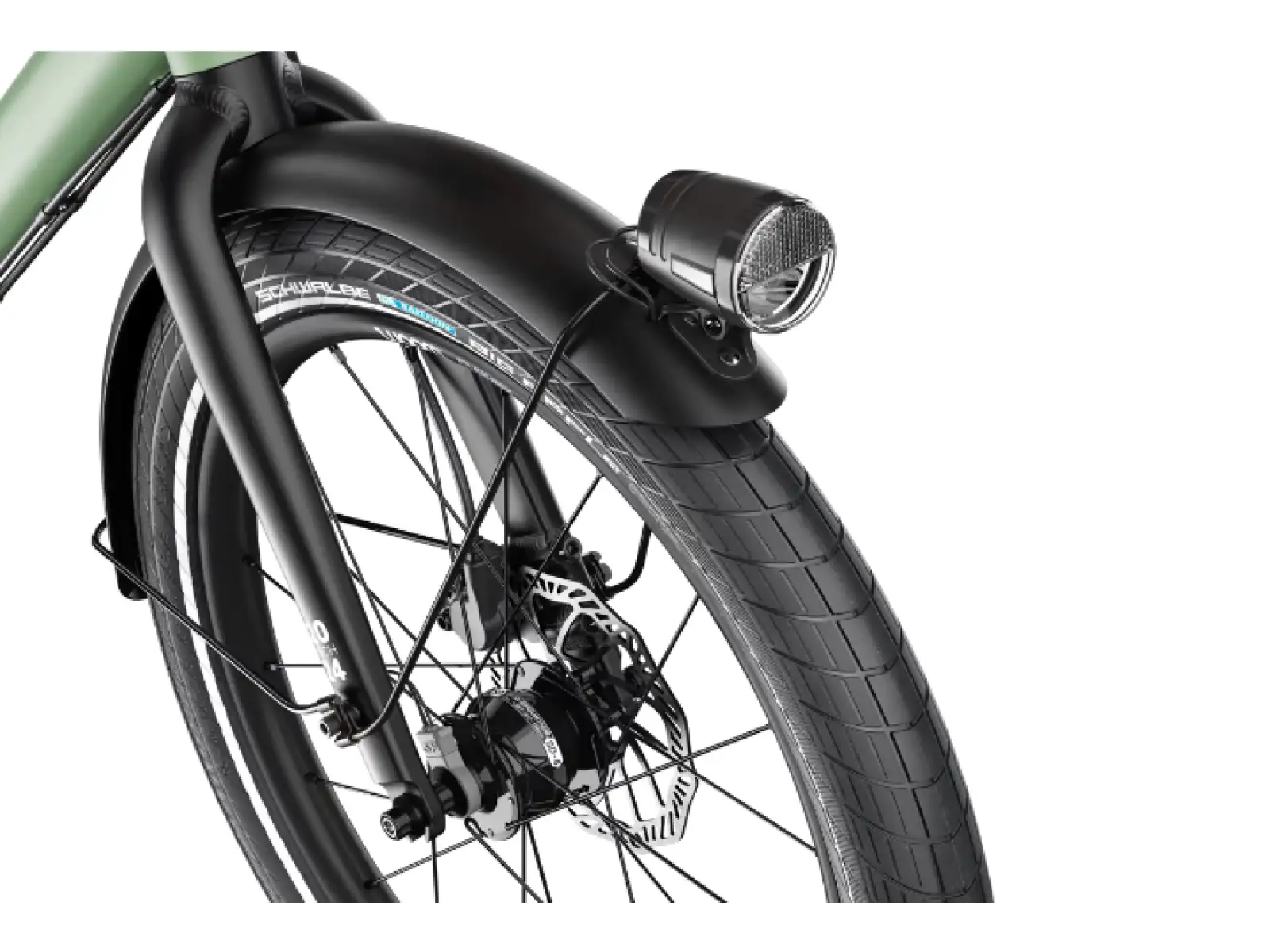 Woom 4 NOW detský bicykel 16" Moss green/formular red