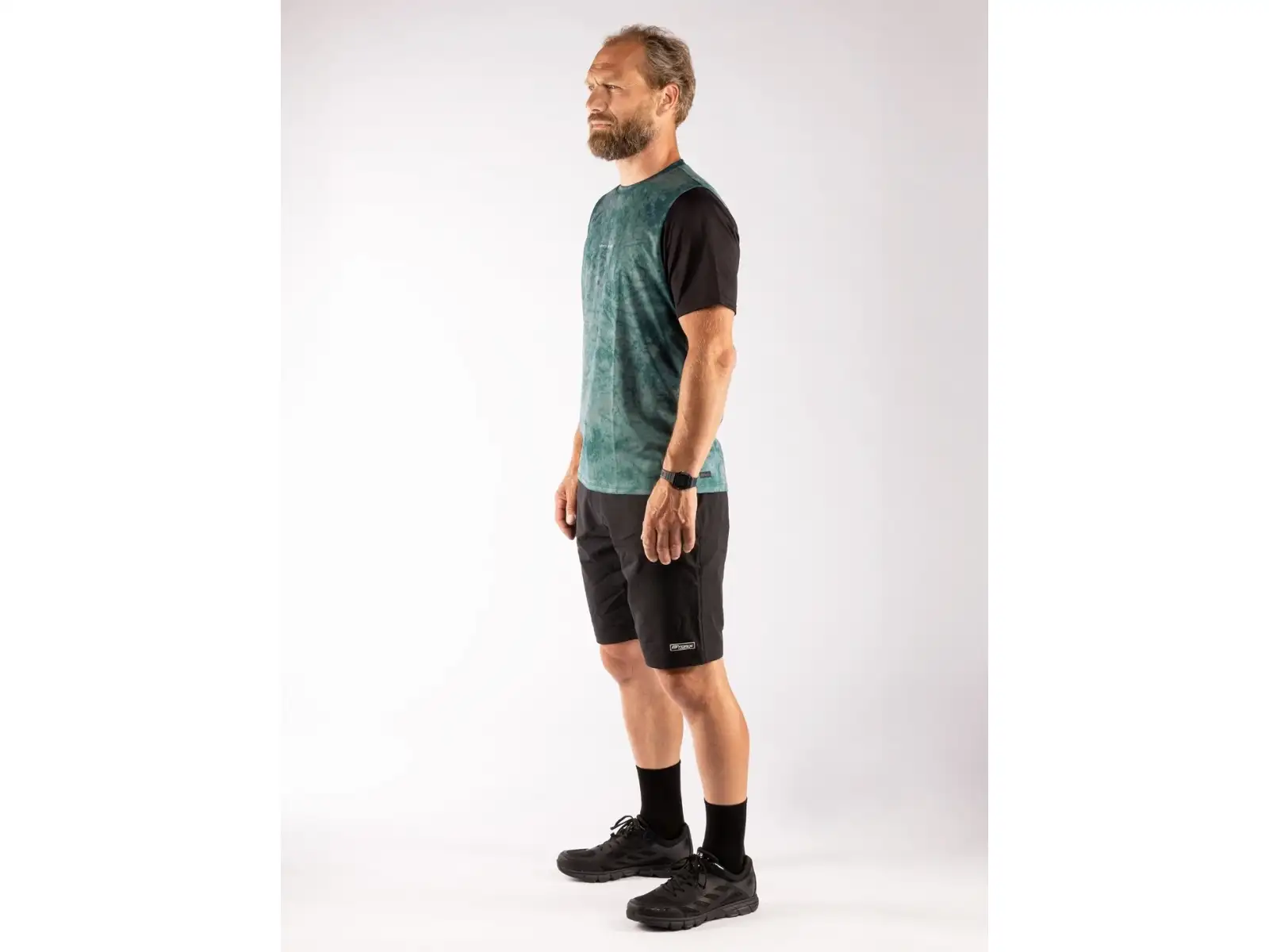 Force MTB Move pánsky dres krátky rukáv tmavá zelená