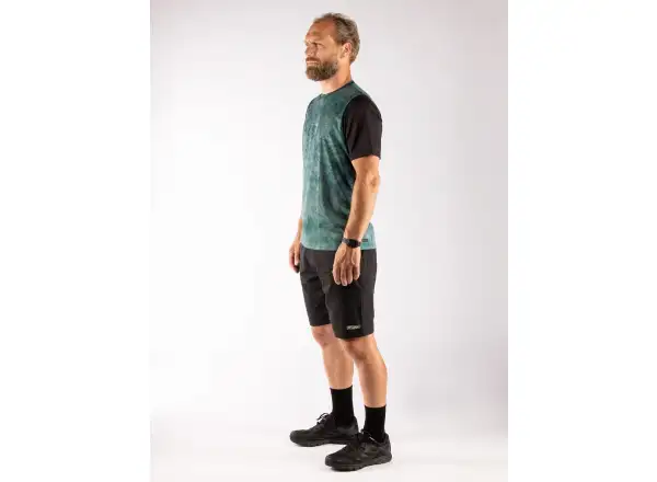 Force MTB Move pánsky dres krátky rukáv tmavá zelená