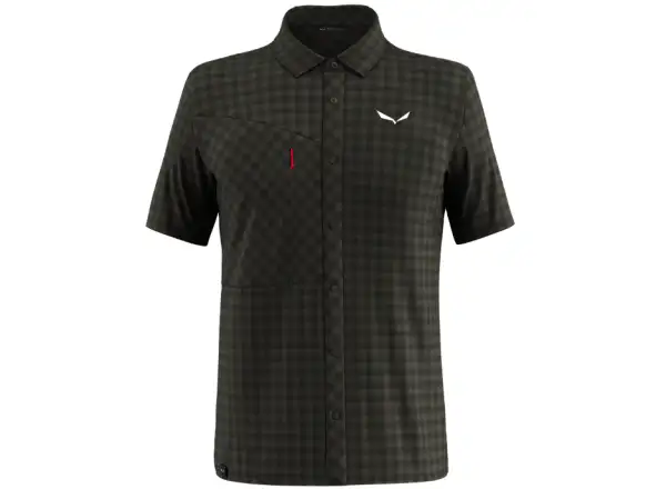 Salewa Puez Dry pánska košeľa Dark Olive