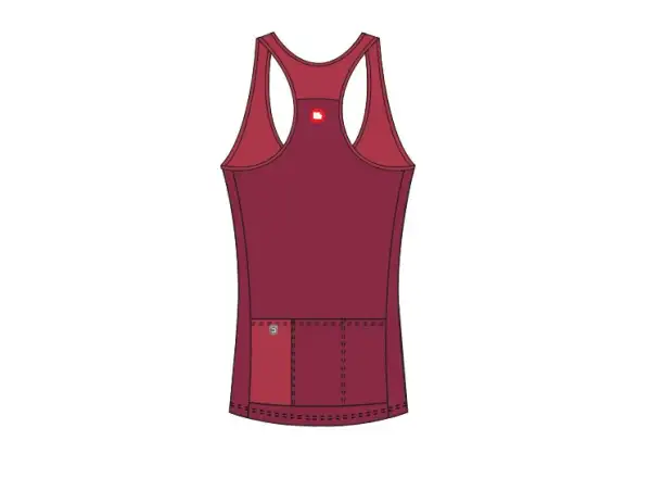 Dotout Metro dámsky dres bez rukávov Bordeaux/Red