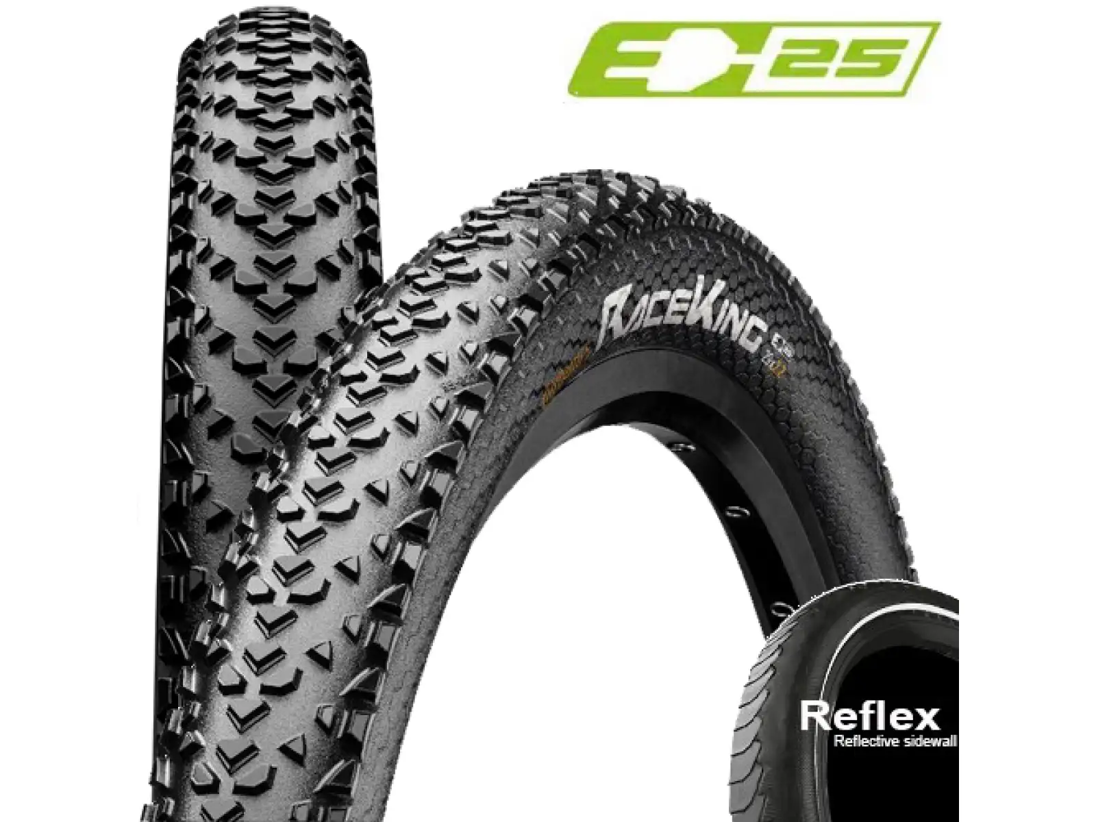 Continental Race King Performance E-25 29x2,00" MTB plášť drôt Black Reflex