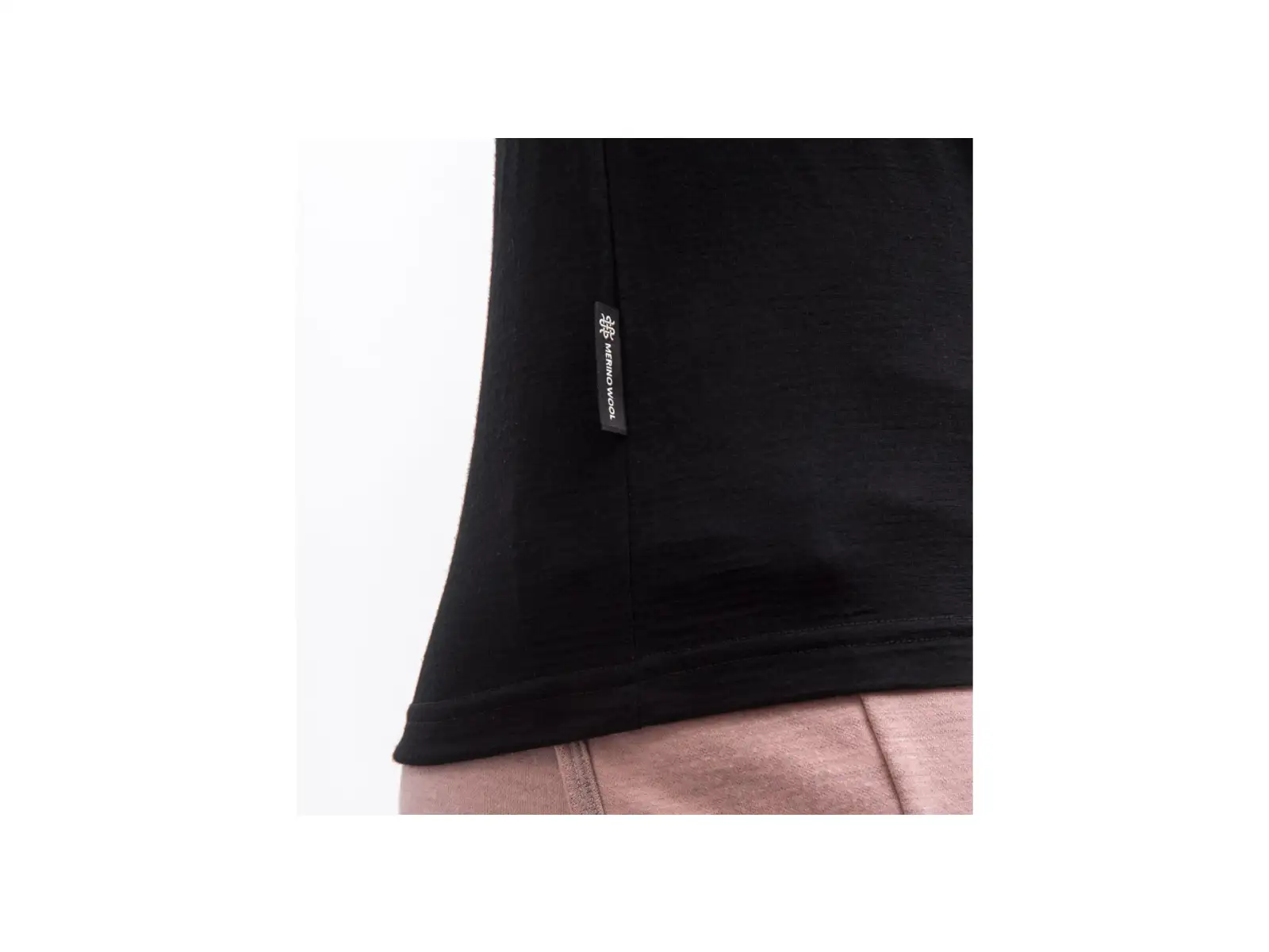 Sensor Merino Active No Logo dámske tričko krátky rukáv čierna