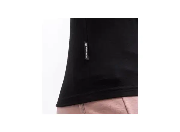Sensor Merino Active No Logo dámske tričko krátky rukáv čierna