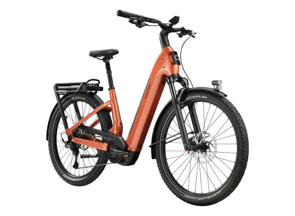 Cannondale Tesoro X 1 LSTH Orange Slice nízkonástupový cestovný elektrobicykel
