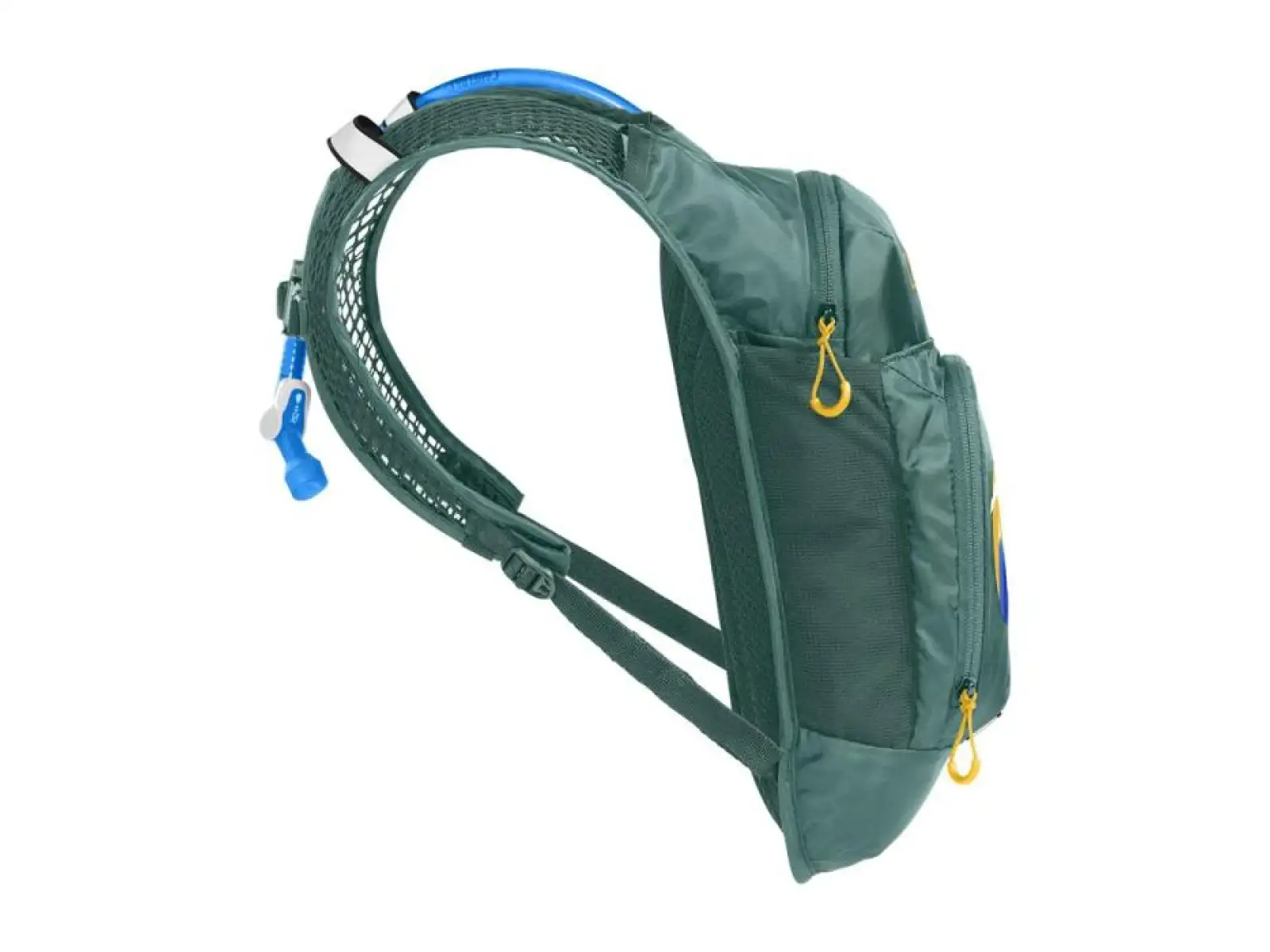 Detský batoh Camelbak Mini Mule 5 l + rezervoár 1,5 l (zelený s horským motívom)