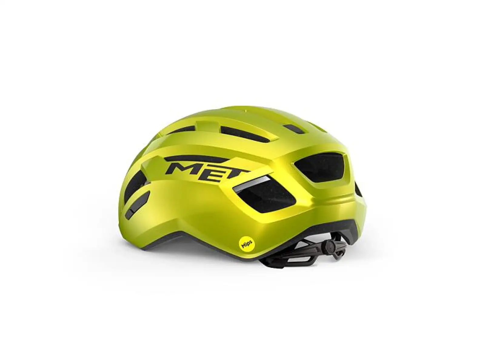 MET Vinci MIPS prilba Lime Yellow Metallic/Glossy