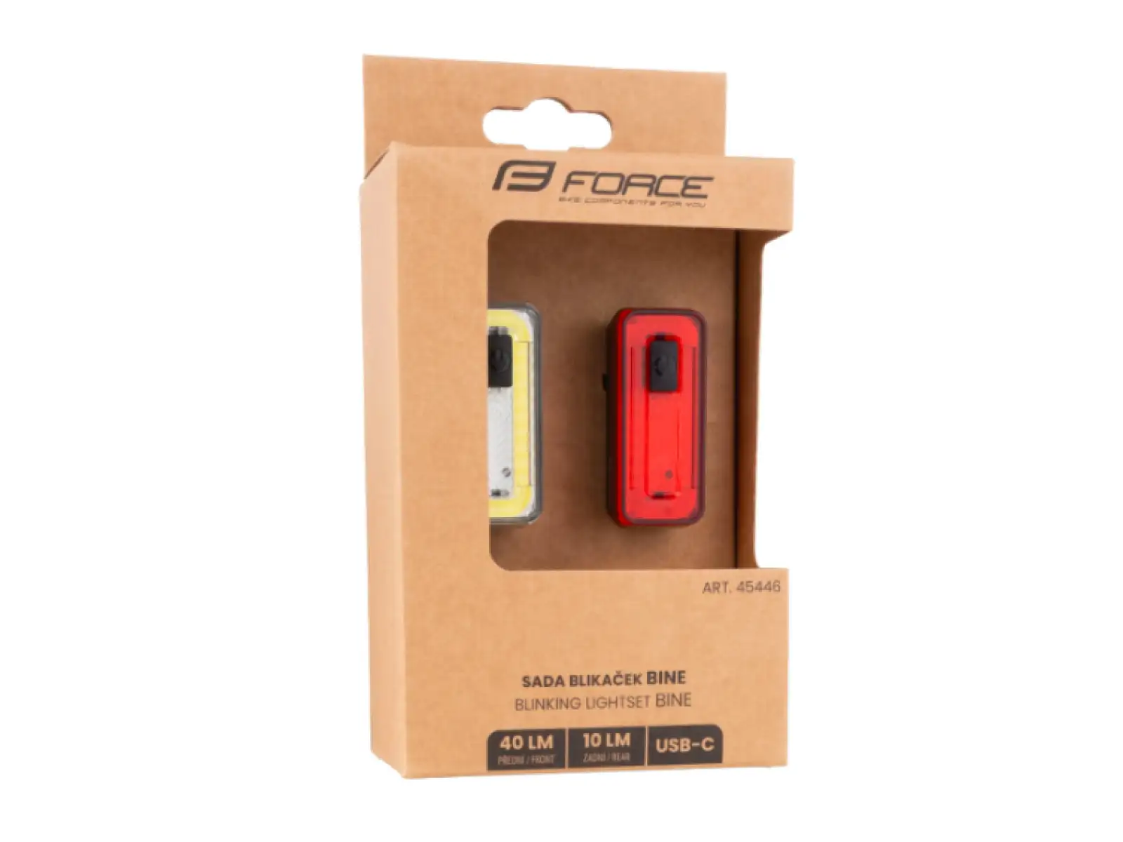 Force Bine USB sada blikaciek prednej a zadnej