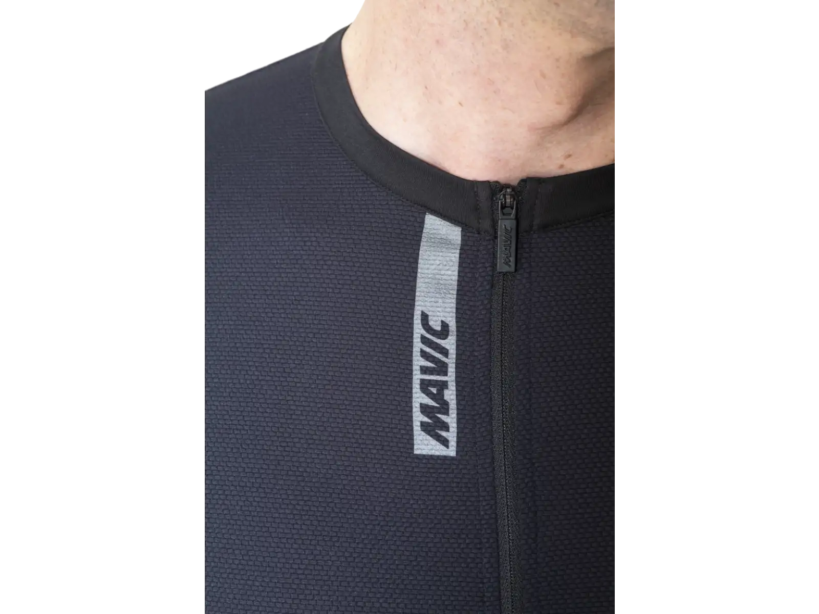 Mavic Essential pánsky dres krátky rukáv Black/White