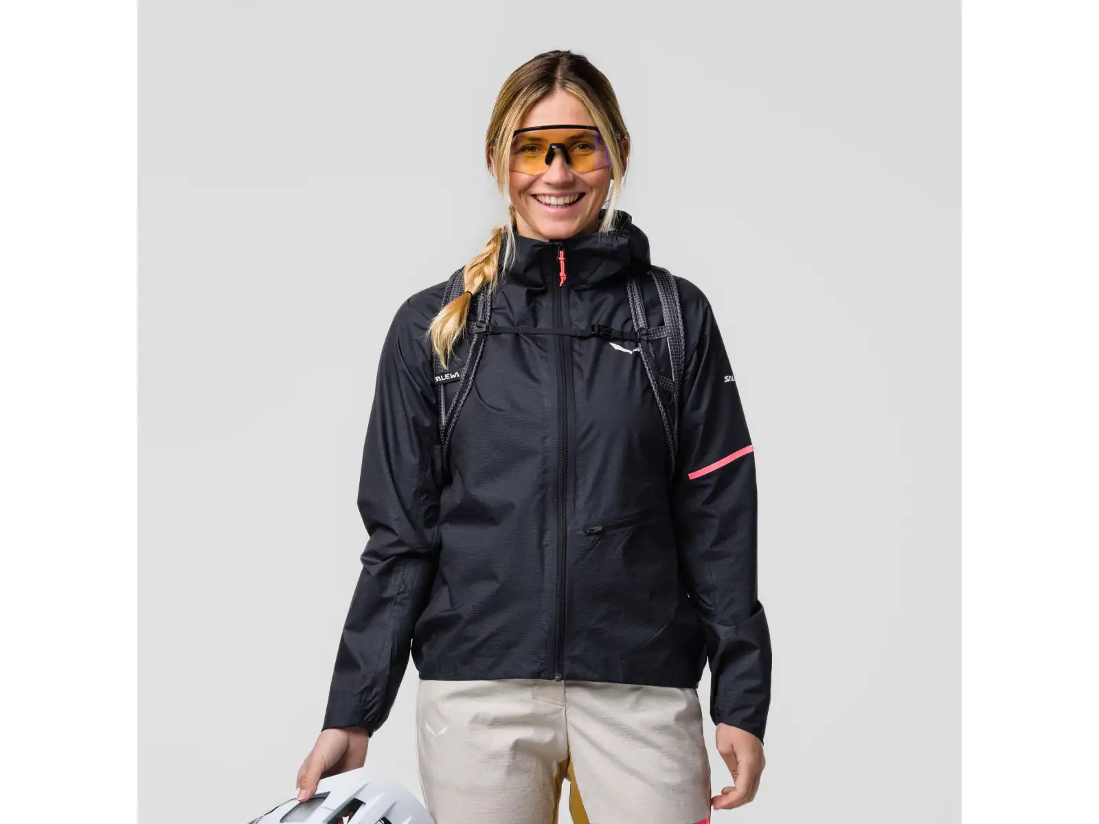 Salewa Vento PTX 2.5 L dámska bunda Black Out