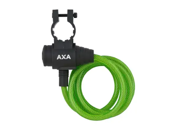 Zámok na kľúč AXA Zipp 120/8 zelený