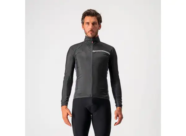 Castelli Squadra Stretch pánska bunda light black/dark gray