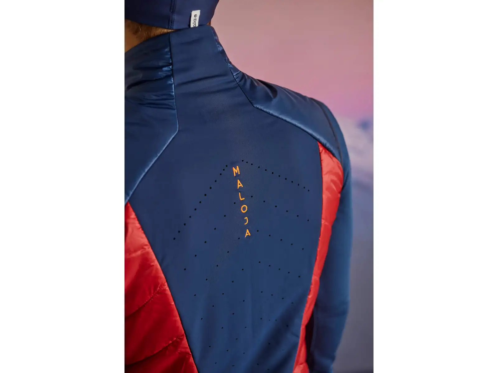 Maloja ClesM. pánska vesta deep sunset multi