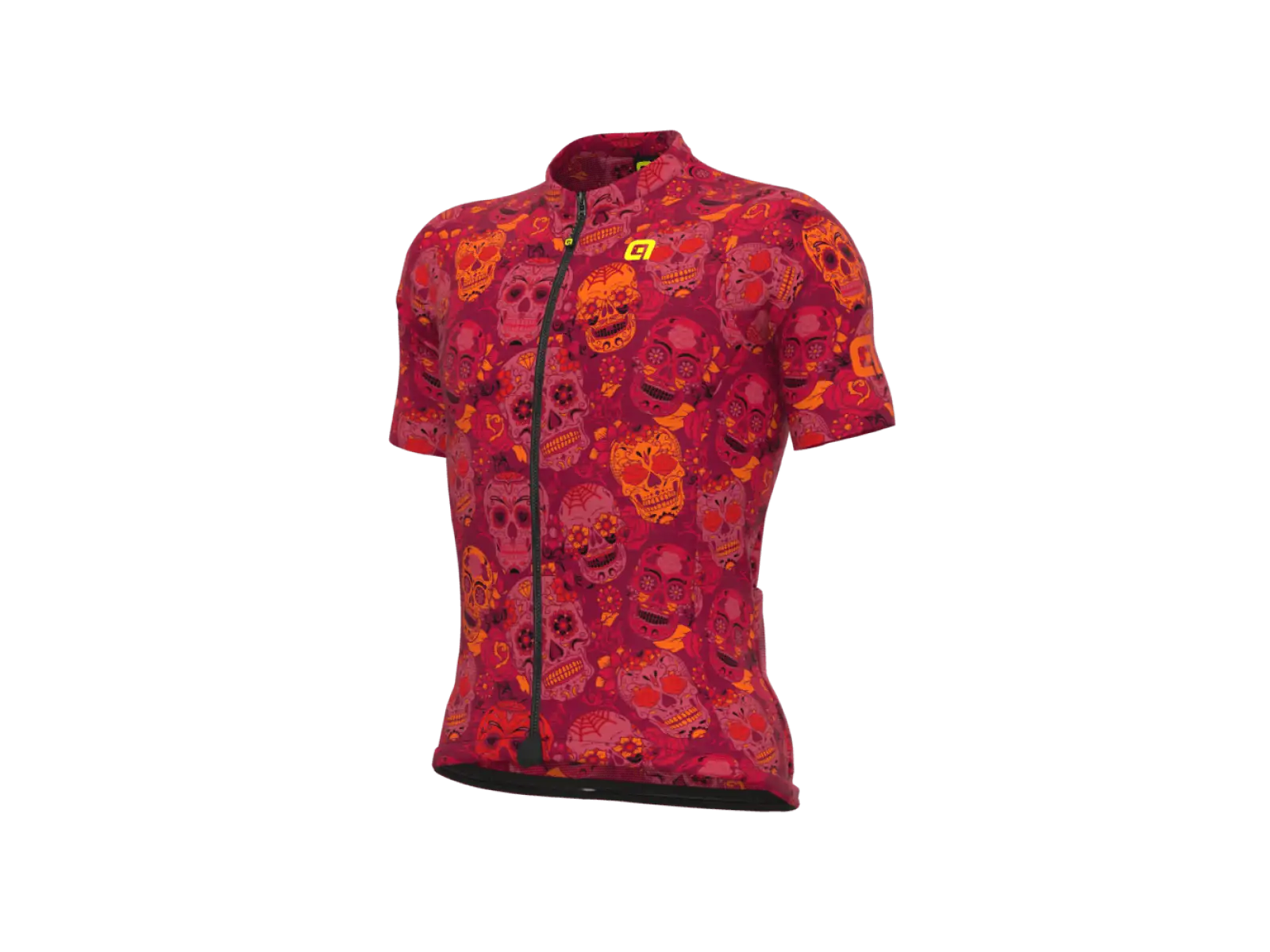 ALÉ Solid Mexico pánsky dres krátky rukáv Bordeaux