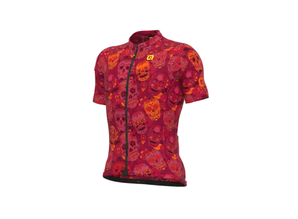 ALÉ Solid Mexico pánsky dres krátky rukáv Bordeaux