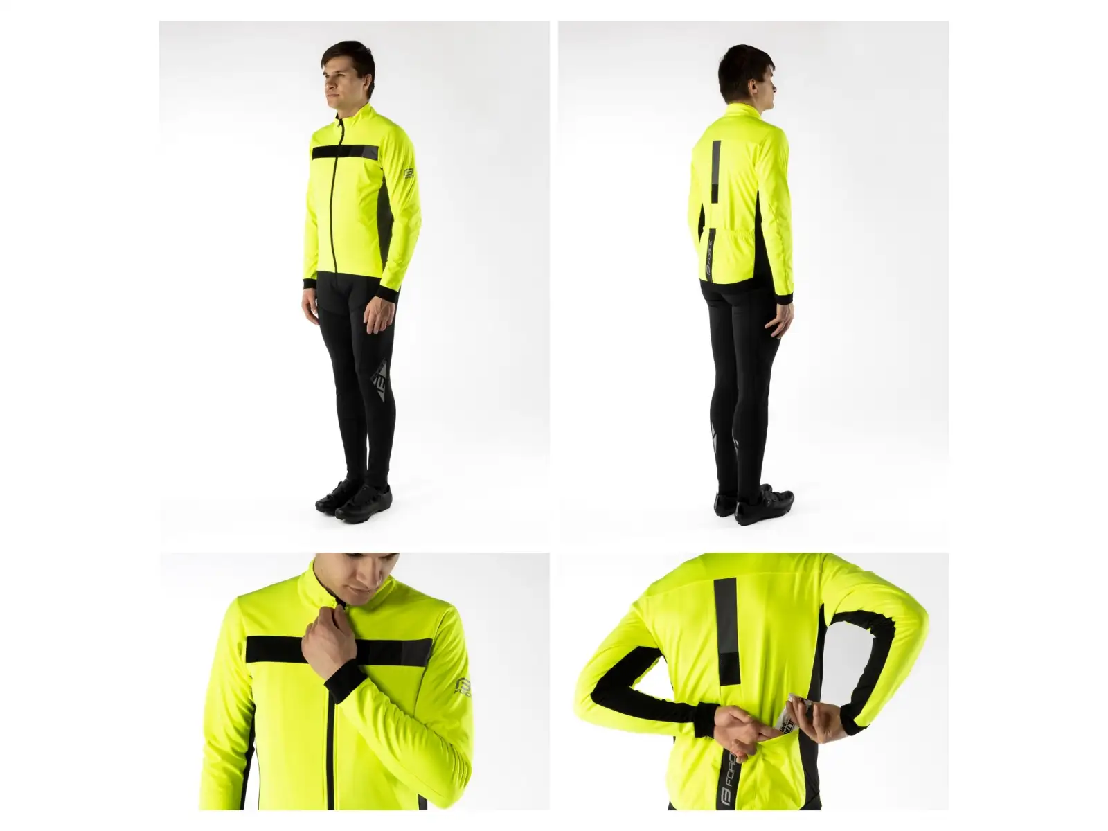 Softshellová bunda Force Frost fluo/black