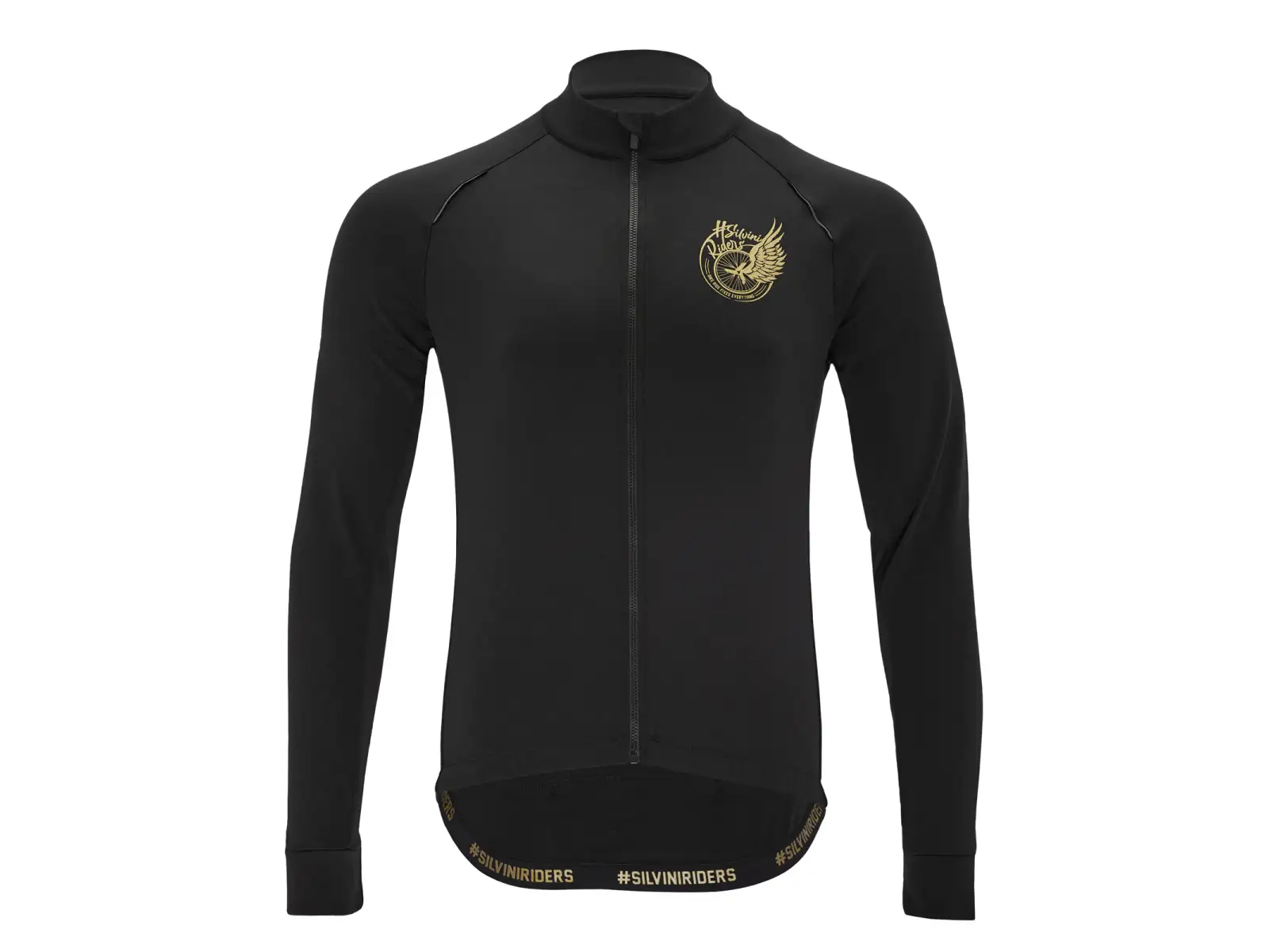 Silvini Leverono Pánsky dres s dlhým rukávom Black/Gold
