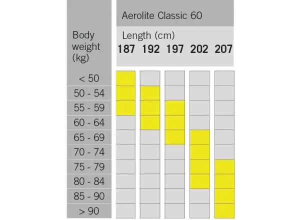 Fischer Aerolite Classic 60 bežky + viazanie Control Step