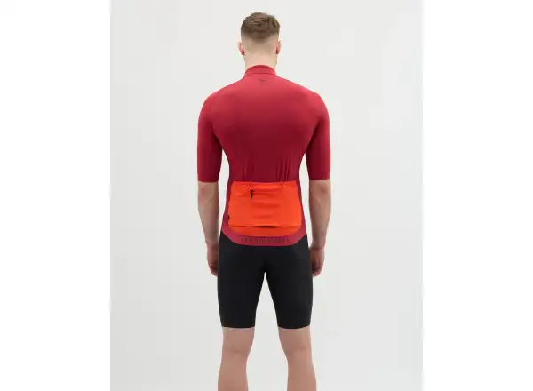 Silvini Mazzano pánsky dres krátky rukáv Merlot/Ruby