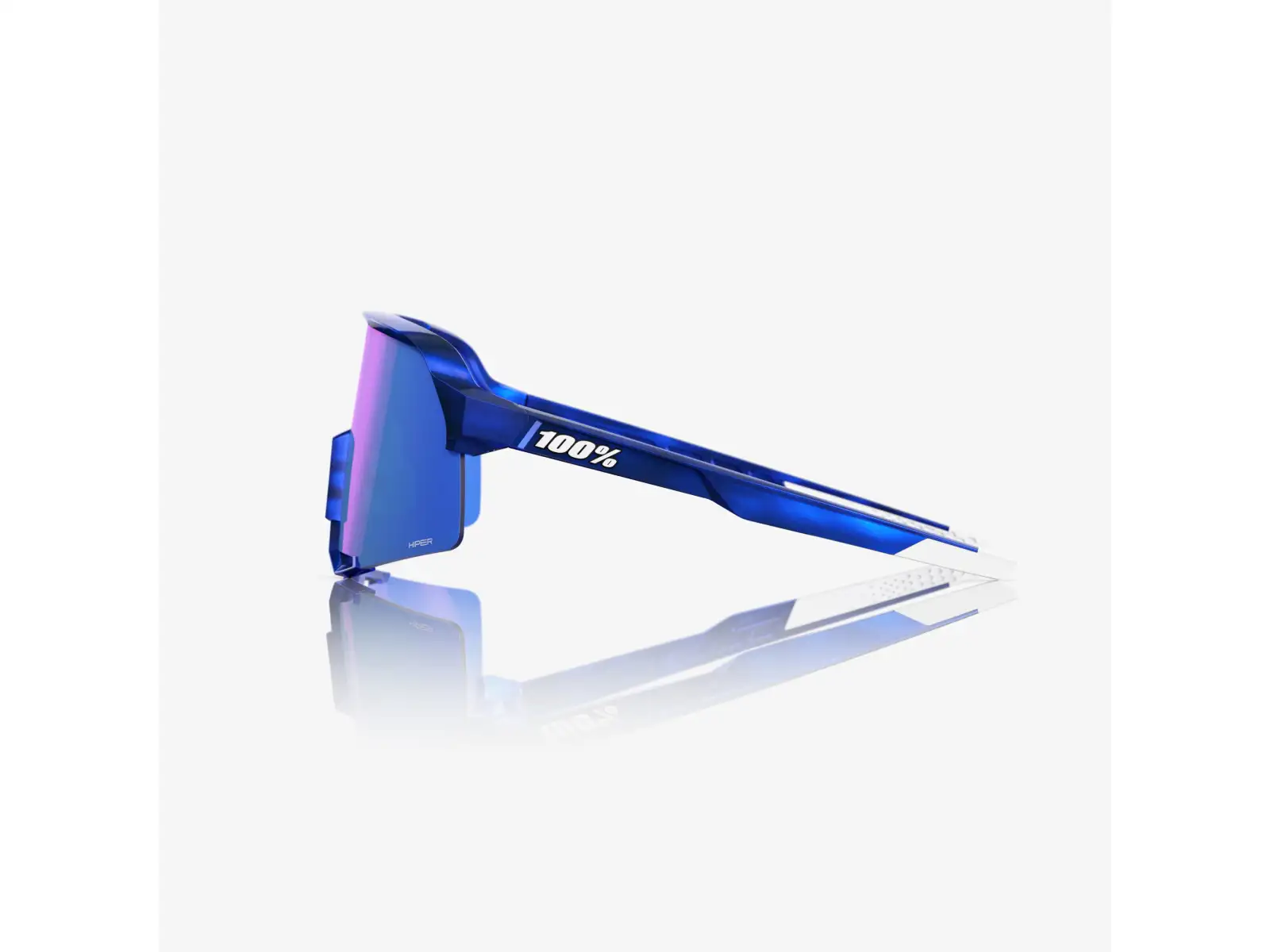100% S3 okuliare RBH Gloss Blue Holographic/HiPER Royal Blue Mirror Lens