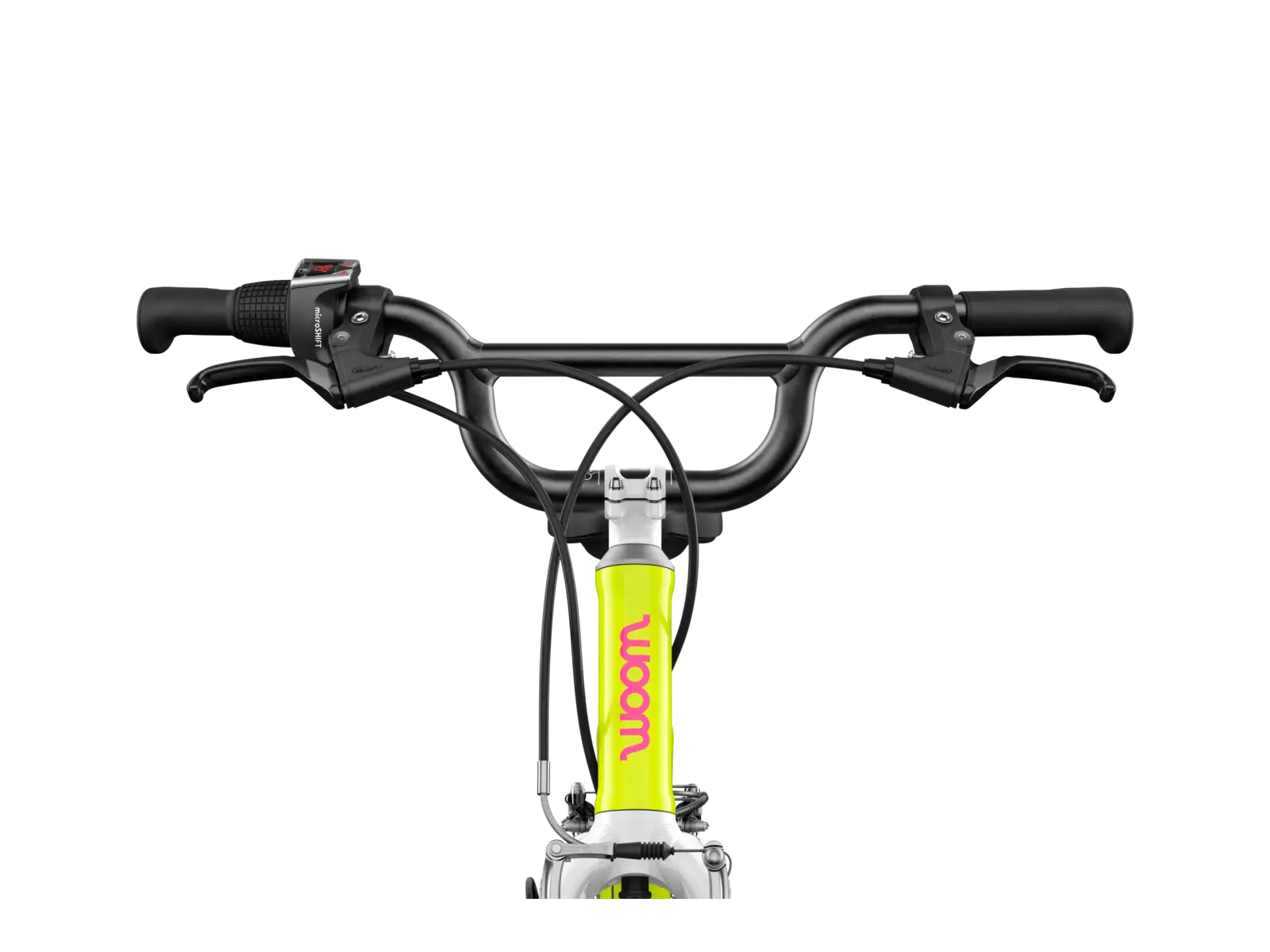 Woom GO 4 detský bicykel neon lime