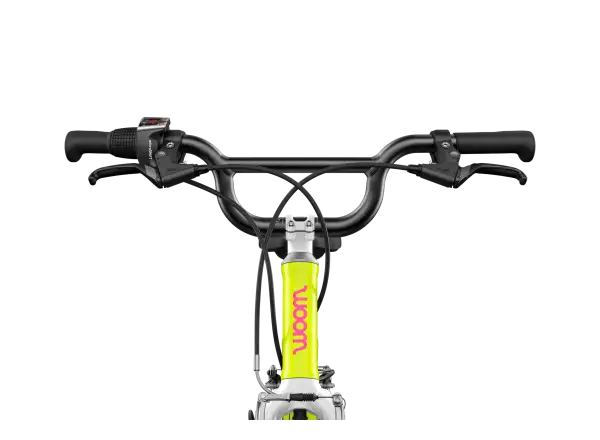 Woom GO 4 detský bicykel neon lime