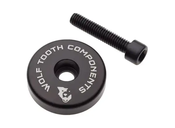 Wolf Tooth Ultralight viečko hlavového zloženia + 5 mm podložka čierna