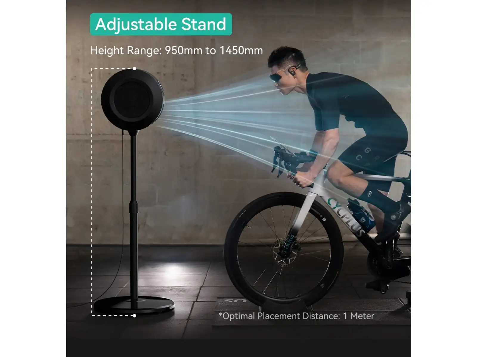 Cycplus F1 elektronicky riadený ventilátor