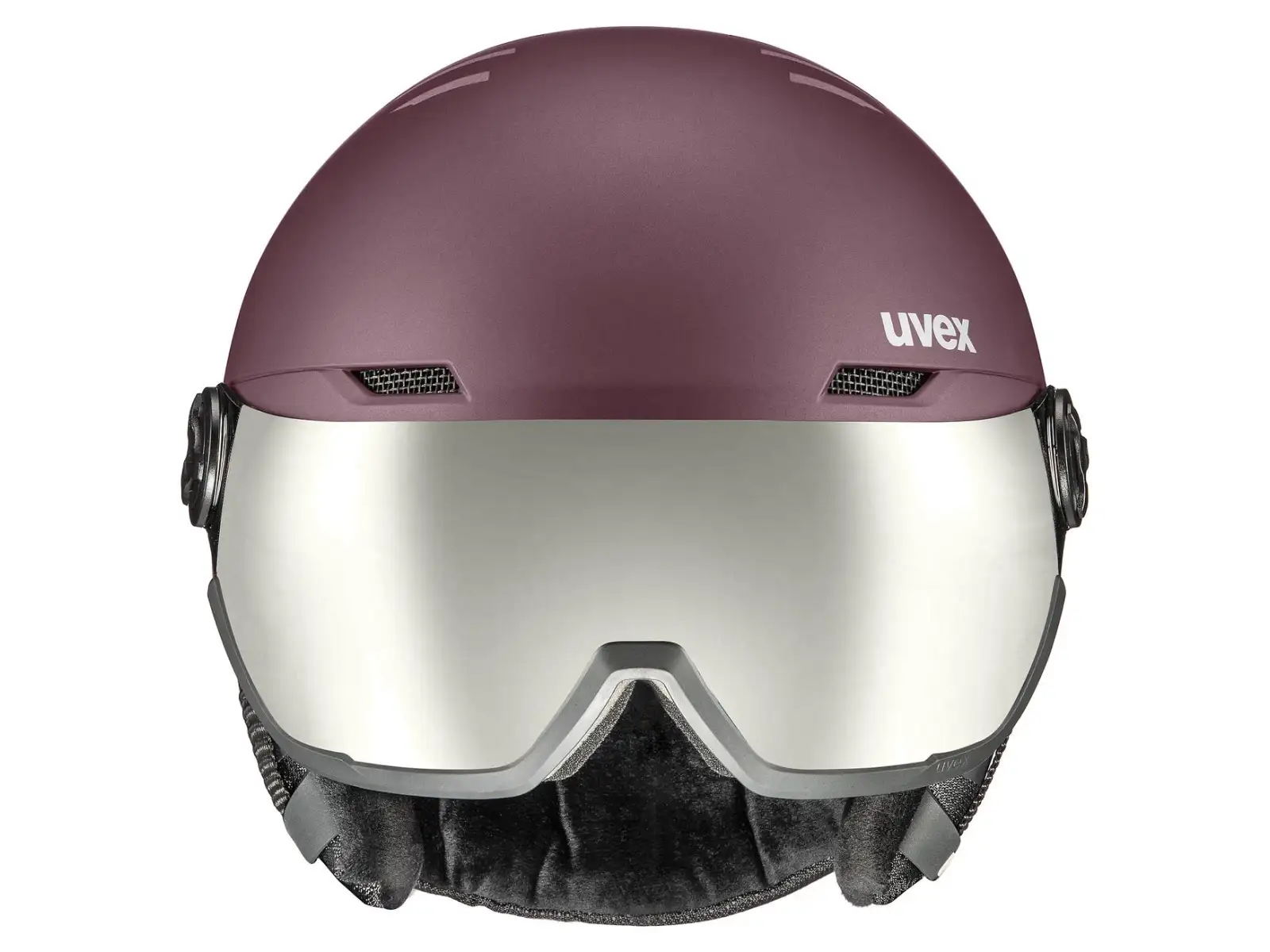 Uvex Wanted Visor lyžiarska prilba bramble/antique rose