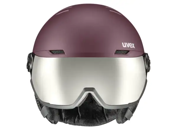 Uvex Wanted Visor lyžiarska prilba bramble/antique rose
