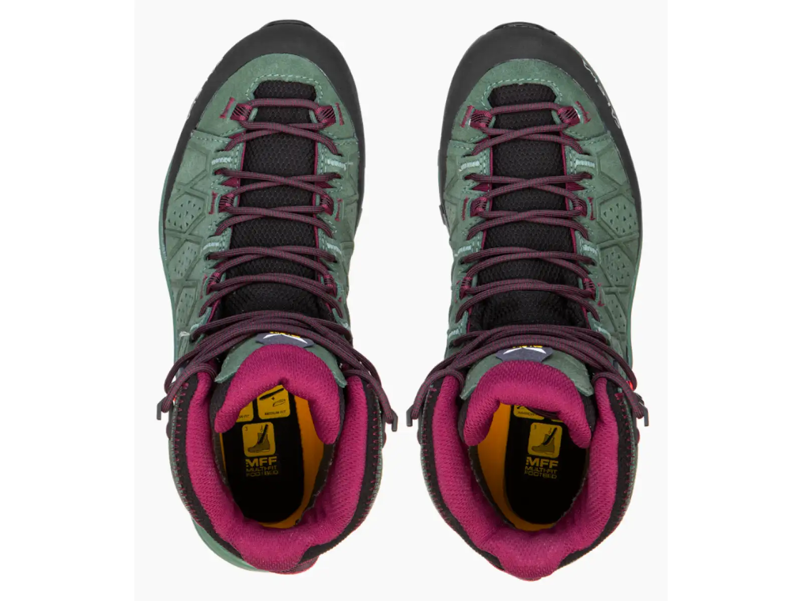 Salewa Alp Trainer 2 Mid GTX dámske topánky Duck Green/Rhododendon