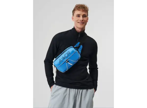 Aevor Bar Bag taštička cez rameno/ľadvinka/cyklo riadítka Proof Retro Blue