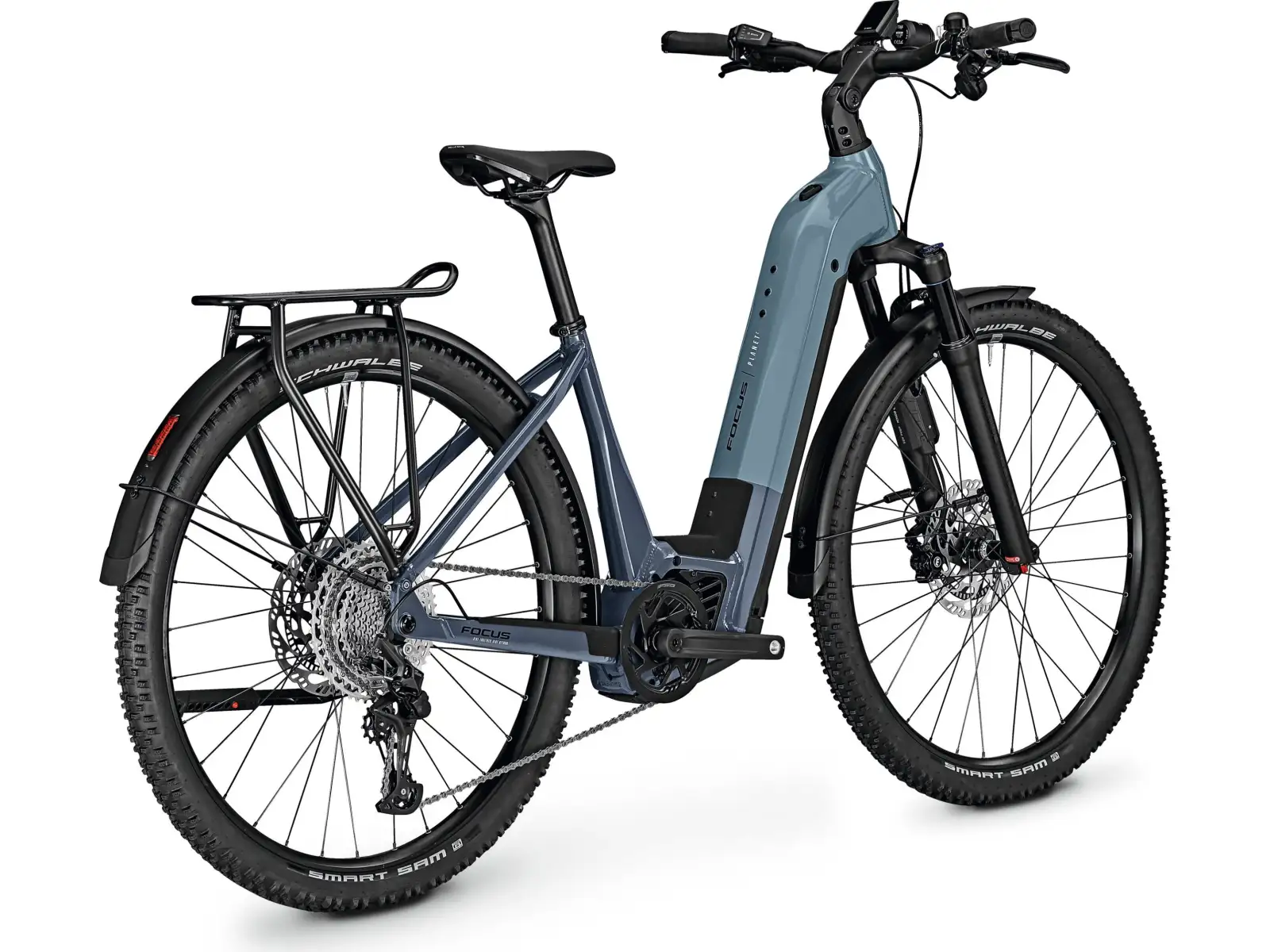 Focus Planet2 6.9 ABS WA 625 Wh mestský elektrobicykel Stoneblue/Heritage