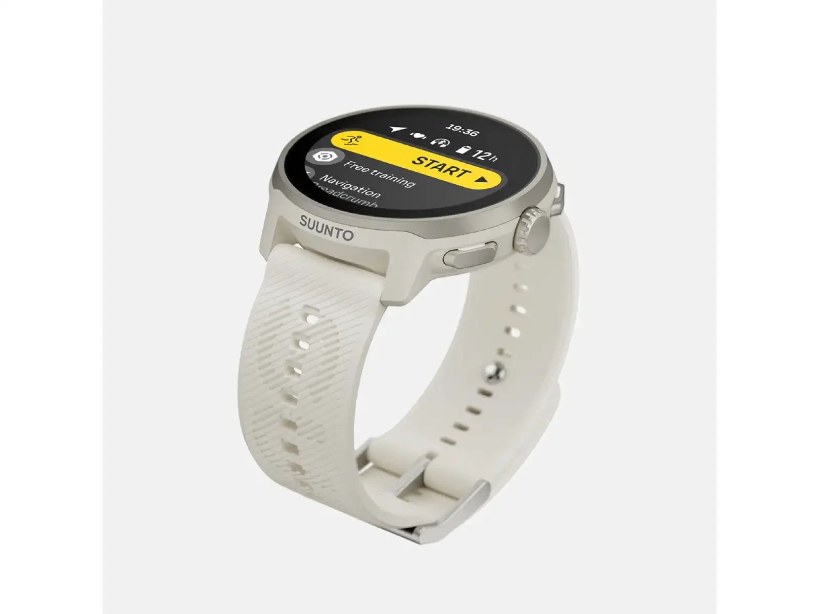 Suunto Run inteligentné hodinky silikónový remienok Frost Gray