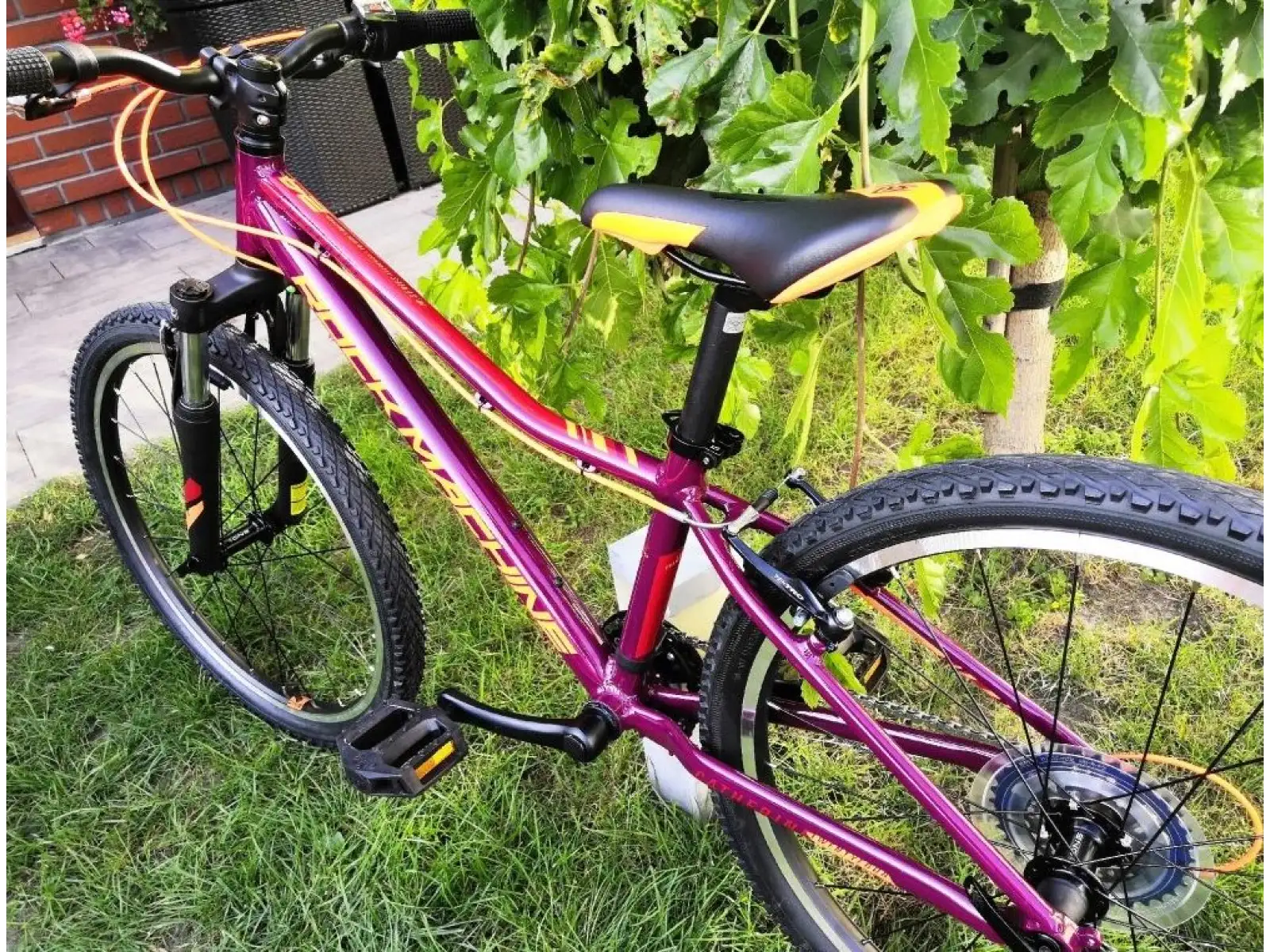 Rock Machine Catherine VB 24" horský bicykel gloss crimson/orange/crimson