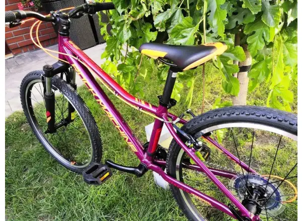 Rock Machine Catherine VB 24" horský bicykel gloss crimson/orange/crimson